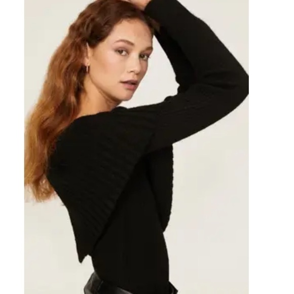 Central Park West Bailey Off The Shoulder Sweater - Picture 2 of 16